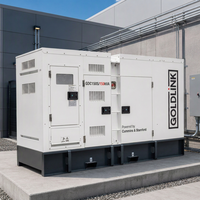Générateurs diesel Goldlink Power 150KVA/120KW, groupe électrogène diesel silencieux 150KVA, générateur diesel silencieux avec alternateur sans balais