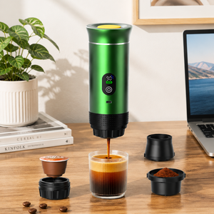 Machine à café portable sans fil 3-en-1 pour capsules Nespresso et café moulu – Idéale pour les voyages et le bureau – Vente en gros - Product Image 1
