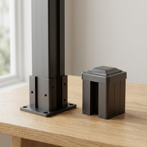 Clôture d'intimité 3 pieds de haut, panneaux de clôture de jardin sans creuser, clôture composite WPC vinyle, clôture de jardin en bois plastique imitation bois 6 pieds - Product Image 6