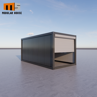 Maison de garage préfabriquée OEM haut de gamme, à un étage, en kit, conteneurisée, pour l'Australie, les États-Unis et l'Inde