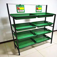 Beste Kwaliteit Groenten En Fruit Display Rack Fruit Groente Gondel Rekken