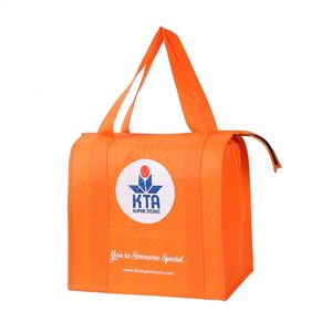 Sac de courses isotherme en non-tissé de grande taille personnalisé de haute qualité - Product Image 3