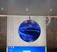 Écran sphérique LED flexible personnalisé P2.5/P2/P3 pour intérieur/extérieur, écran vidéo HD, affichage LED sphérique, étanche IP65, haute résolution
