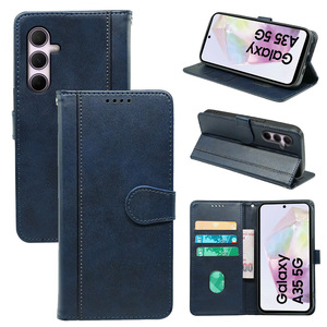 Étui portefeuille magnétique <span class=keywords><strong>avec</strong></span> <span class=keywords><strong>cordon</strong></span> pour téléphone 5G A53/A22/A32, design uni, fabrication artisanale, étui de protection - Product Image 1