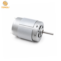 Motor de CC con Escobillas Micro de 28 mm, Imán Permanente, Modelo 385, Bajo Ruido, para Electrodomésticos, Proveedor de Fábrica