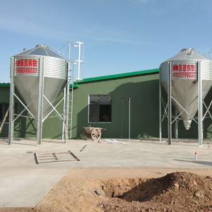 Silo de stockage galvanisé en promotion, capacité de 3 à 30 tonnes, pour l'élevage de poulets et le stockage de céréales - Product Image 1