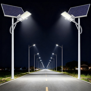 Farola Solar Todo en Uno de 100W con Sensor de Movimiento, IP65 Impermeable, Encendido/Apagado Automático, LED para Iluminación de Carreteras, Jardines y Áreas Exteriores - Product Image 2