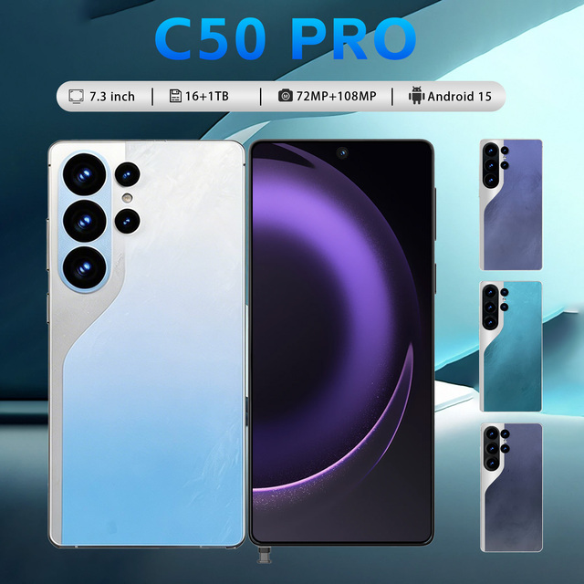 Camon 50 Pro Global 5G Smartphone 73 Inch Bezel Less Display 16GB RAM 1TB Storage 108MP Triple Camera Dual SIM Cellphone
