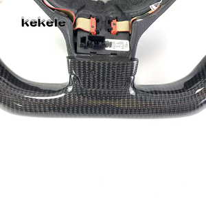 Volante de fibra de carbono LED para Volkswagen MK5 compatible con GTI MK6 MK7 MK8 Golf 2003 2004 2005 <span class=keywords><strong>2006</strong></span> 2007 2009 compatible con personalización - Product Image 3