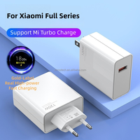 Chargeur USB Super Rapide de Haute Qualité Mi Turbo Charge 120W pour Xiaomi, Adaptateur de Voyage avec Prise US EU UK pour Redmi