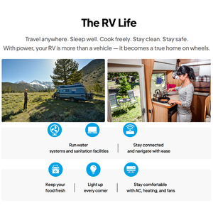 Sistema de Energía Solar BLUETTI de 5kVA con Diseño Seguro y Fácil de Instalar para Actualización de Camionetas de Taller Móvil RV5 RV5 - Product Image 3