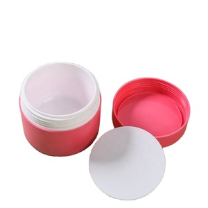 Wholesale60g 100g 150g 180g 200g 250g mờ đầy màu sắc mỹ phẩm Vòng Nhựa nặng tường <span class=keywords><strong>Jar</strong></span> chăm sóc da kem <span class=keywords><strong>Jar</strong></span> bao bì - Product Image 1