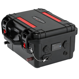Station d'alimentation portable étanche Kunavaro 12V 100AH-300AH LiFePO4 avec support pour machines lourdes - Product Image 1