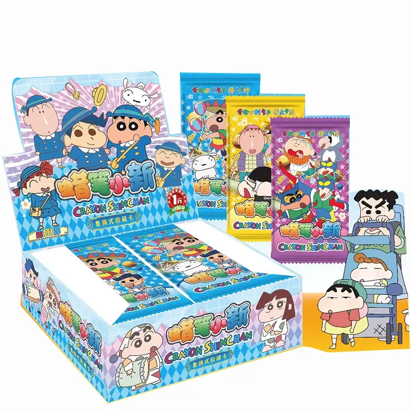 New Crayon Shin-chan Collect Character Anime Card Game Paper Card SSR Set/Box Play SR