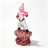 Statue en résine grandeur nature de Majin Buu, figurine de personnage d'anime Dragon Ball Z, ornement pour salon, décoration de Noël et d'Halloween