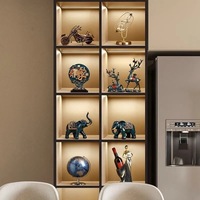 Support TV mural en céramique moderne haut de gamme et écologique pour salon, décoration intérieure, cadeau de pendaison de crémaillère