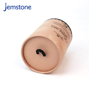 Emballage de boîte-cadeau en carton cylindrique pour mélange de thé écologique personnalisé, emballage de tube en papier kraft pour thé en vrac de qualité alimentaire - Product Image 3