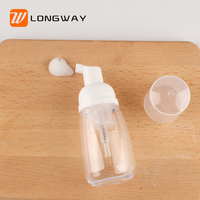 Flacon désinfectant pour les mains en mousse personnalisé de 30ml 60ml 80ml avec pulvérisateur à pompe flacon pompe moussant rechargeable pratique