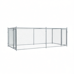 Jaula para Perros de 8x2x1.5 Metros, Acero Galvanizado, Recinto Exterior para Mascotas, Rectangular, Resistente, para Razas Grandes - Product Image 1