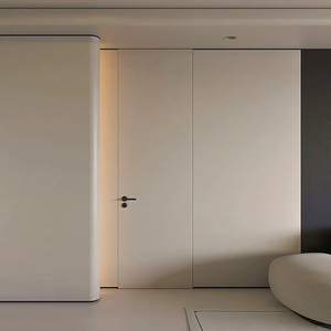 Foshan Invisible <strong>Door</strong> Manufacturer Custom Hidden Invisible Interior Room <strong>Door</strong> Frameless <strong>Door</strong> - Product Image 1