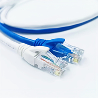 Kabel Jumper tembaga Cat5 luar ruangan jaringan Lan Cat5e RJ45 Cat6