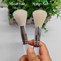 Brosse à blush à manche transparent, brosse à mousse pour le lavage du visage, brosse à mousse pour le nettoyage du visage, brosse à bulles pour le soin de la peau, outil de salon de beauté