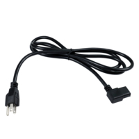 Câble d'alimentation pour ordinateur portable américain, cordon d'alimentation CA 3 fils IEC C13, rallonge pour ordinateur