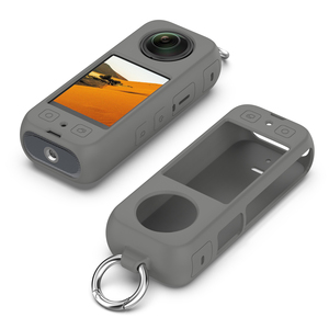 Avec crochet 2024 Convient Silicone Voyage Portable <span class=keywords><strong>Mini</strong></span> Waterproof Pour Insta360 X4 Camera Lens Protective Cover Sleeves Case - Product Image 6