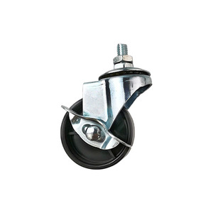 Roulettes pivotantes Shi Hong 100x80 mm en métal, silencieuses et résistantes à l'usure, pour usage intérieur et extérieur - Product Image 4