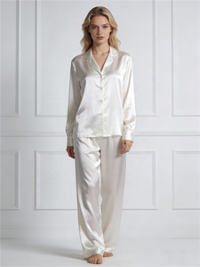 <span class=keywords><strong>Pigiama</strong></span> da <span class=keywords><strong>Donna</strong></span> Personalizzato con Logo OEM, 220GSM, Morbido e Traspirante in Seta Ghiaccio, Scollo a V, Vita Elastica, Lunghezza Intera, <span class=keywords><strong>Oversize</strong></span> S-5XL, Set Vestaglia da Notte - Product Image 3