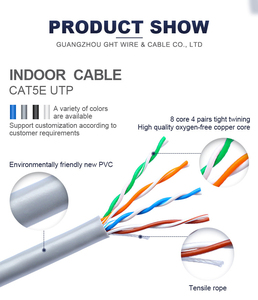 Giá Tốt Nhất Cat5e/Cat6/Cat6a/Cat7 305M/Cuộn <span class=keywords><strong>CCA</strong></span>/CCAM/CCAG Cáp Thông Tin Liên Lạc - Product Image 1