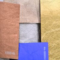 Papier d'emballage texturé lavé, papier kraft laminé 0,55 mm, matériau biodégradable non déchirable