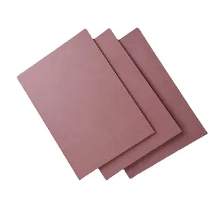 Pannello Mdf con nucleo rosso ad alta resistenza al fuoco personalizzato all'ingrosso della fabbrica Hmr Hdf Fr Mdf pannello ignifugo ordinario