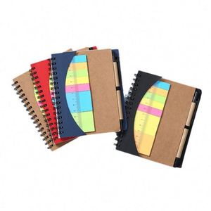 Promotional Creative Personalized Custom Logo Leather Business Modern Gift <b>Notebook</b> Daily Task Spiral Daily Weekly Monthly - Product Image 1