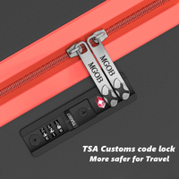 Valise de cabine OEM de haute qualité avec cadre en aluminium, coque rigide en PC sans fermeture éclair, design moderne avec serrure TSA pour voyage