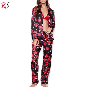 New Design Cheap Winter Plus Size Ladies Custom Print Woman Pyjamas Sets