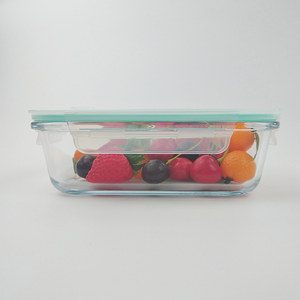 Hot Sale High Borosilicate Airtight Glass Food Container/Food Storage Jar/ Micro Wave Safe Meal Prep Container with Lid - Product Image 1