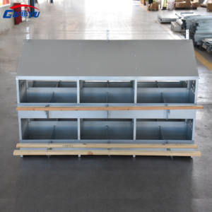 Nueva Jaula de Alta Calidad para Gallinas Ponedoras y Cajas de Nidificación con Lámina Galvanizada y Aleación de Aluminio, Garantía de 3 Años - Product Image 2