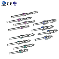 Guide de perçage chirurgical pour implant dentaire, perceur frontal pour os cortical