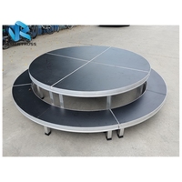 Plate-forme de scène de mariage en aluminium, intérieur et extérieur, cercle rond réglable, en vente