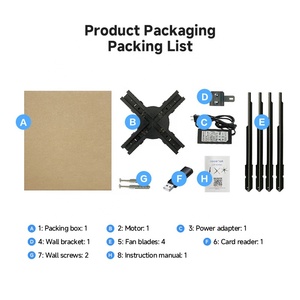 مروحة هولوجرام ثلاثية الأبعاد فائقة الوضوح، شاشة عرض هولوغرافية عالية الدقة للترويج بالتجزئة والمعارض والإعلانات - Product Image 3