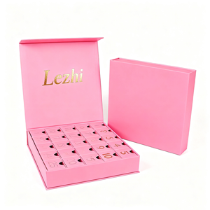 New Design Blind Box Display Supplier Reusable 12 24 Days Countdown Christmas 10 <strong>Items</strong> <strong>Mystery</strong> Box Dog Advent Calander Box - Product Image 1