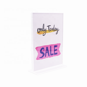 5X7 Acrylic T-Type Đăng Chủ Bảng Top Đăng Stands Acrylic Bàn Đăng Chủ Hiển Thị - Product Image 2