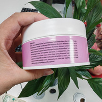 Masque Capillaire Hydratant Revitalisant Profond Nuit au Chebe, Avocat et Huile de Coco pour Cheveux Bouclés
