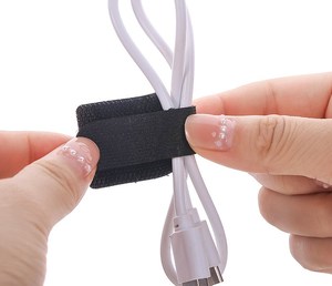 Pince de ligne de fixation de fil auto-adhésive Organisateur de bureau <span class=keywords><strong>pour</strong></span> des clips de câble de stockage de tissu pratiques - Product Image 4