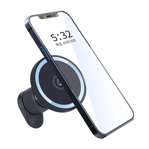 Support de téléphone magnétique sans fil à charge rapide 15W pour voiture, fixation sur grille d'aération rotative à 360° pour <span class=keywords><strong>iPhone</strong></span> 17 16 15 14 <span class=keywords><strong>13</strong></span> - Product Image 1