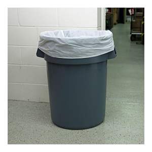 Boardwalk 60 Gal White Industrial Can Liners 0.9 Mil 38 X 58 <b>Sewage</b> <b>Suction</b> <b>Trucks</b> 100/Carton Linear Low Density Boardwalk - Product Image 6