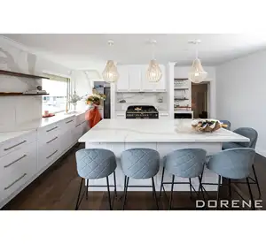 2023 Dorene American Standard Contemporary Acrylic Door Built In Custom Made White Color Modern Kitchen And Bathroom Cabinets