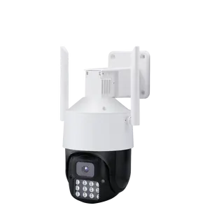 Kamera UHD 5MP interkom suara dua arah kamera IP jaringan cerdas kedap air kamera PTZ penglihatan malam inframerah