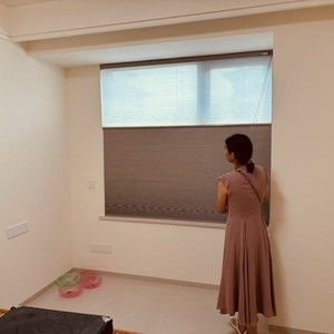 Stores en nid d'abeille à double usage jour-nuit pour les chambres à coucher, les balcons, levage manuel/électrique, stores plissés intelligents en nid d'abeille, rideaux <span class=keywords><strong>accordéon</strong></span> - Product Image 2